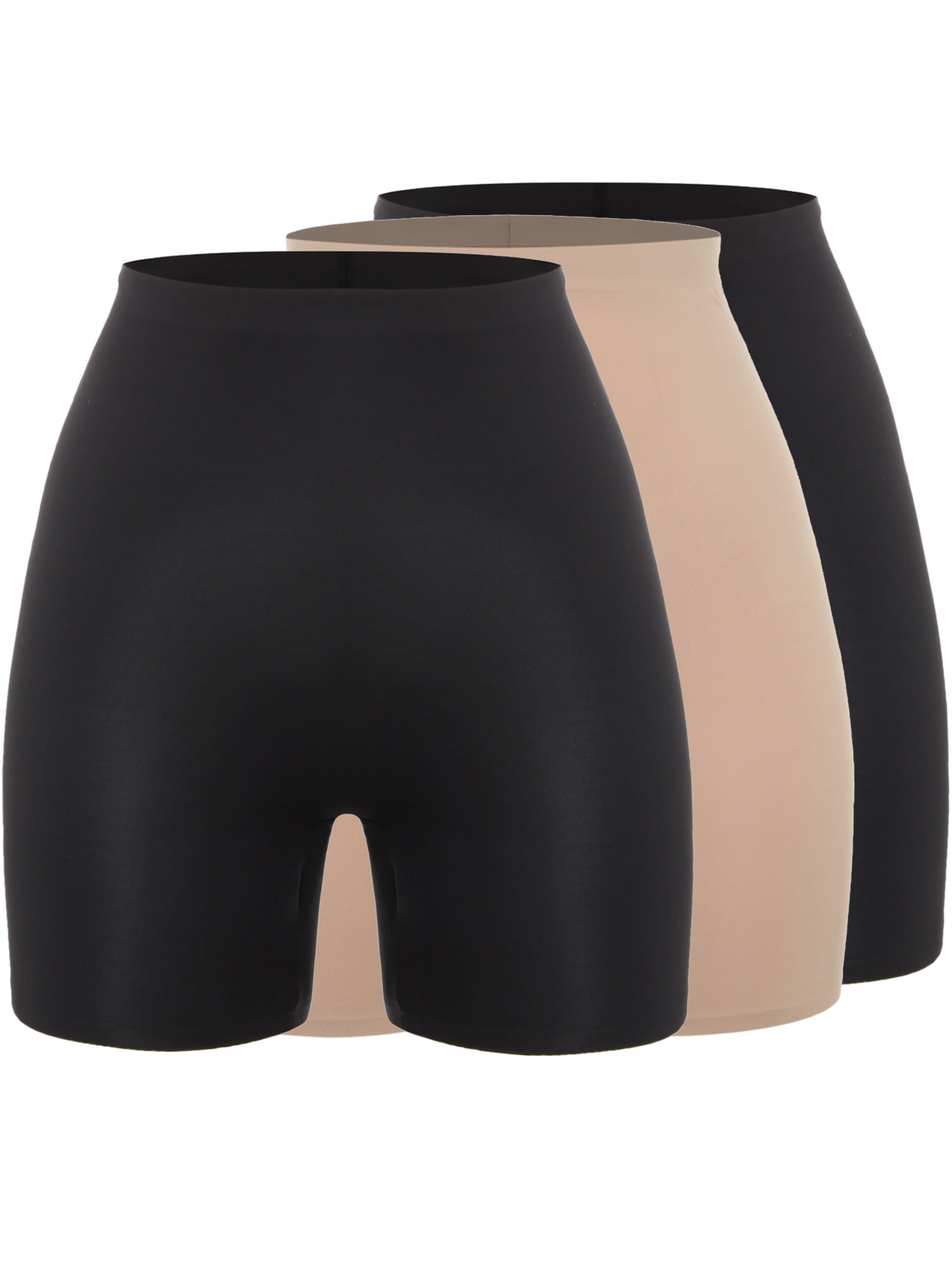  Seamless Shaping Boyshorts Panties For Women Tummy Control Shapewear  Under Dress Slip Shorts Underwear