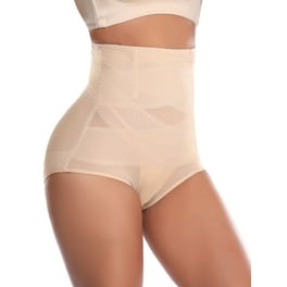 FarmaCell BodyShaper 601B (Ivory, 2XL/3XL) Firm control body shaping panty  girdle with light and refreshing NILIT BREEZE fabric, 100% Made in Italy 