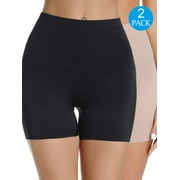 FITVALEN Slip Shorts for Women Under Dress Anti Chafing Underwear Boyshorts Panties Seamless Soft Panties