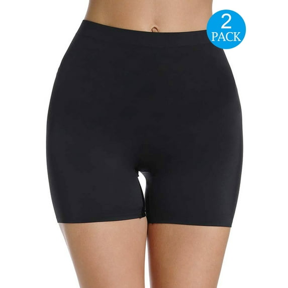 FITVALEN Slip Shorts for Women Under Dress Anti Chafing Underwear Boyshorts Panties Seamless Soft Panties