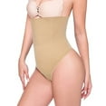 thumbnail image 1 of FITVALEN Tummy Control Thong Shapewear for Women High Waist Shaping Underwear Seamless Body Shaper Panties Girdle, 1 of 8