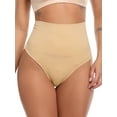 thumbnail image 1 of FITVALEN Tummy Control Thong Shapewear for Women Mid Waist Shaping Underwear Seamless Body Shaper Panties Girdle, 1 of 6