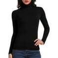 thumbnail image 1 of FITVALEN Turtleneck for Women Long Sleeve Women's Shirt Lightweight Basic Stretch Layer Top, 1 of 6