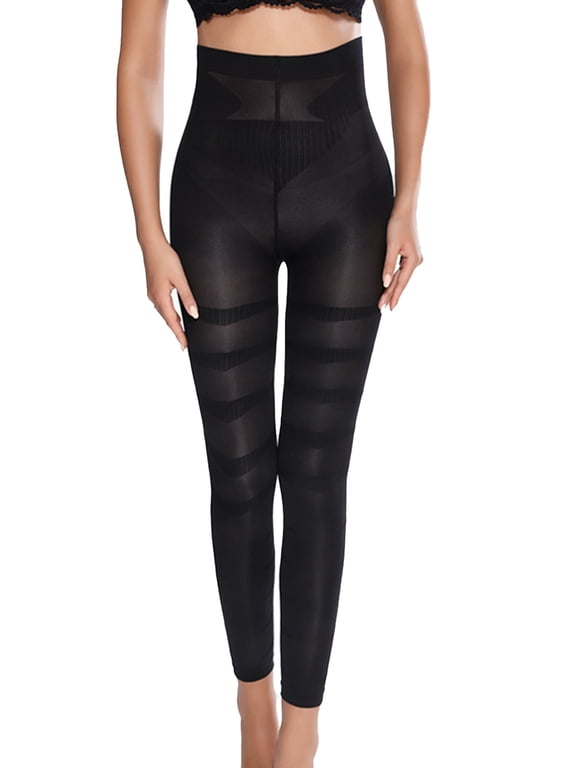Women Anti Cellulite Compression Leggings Body Shaper High Waist Tummy Control Thigh Sculpting Slimmer Shapewear