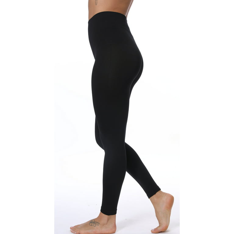 FITVALEN Women Anti-Cellulite Seamless High Waisted Compression Slim  Leggings Tummy Control Shapewear Pants 
