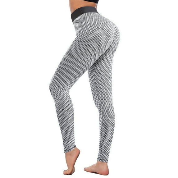 FITVALEN Women High Waisted Booty Yoga Pants Ruched Textured Tummy Control Scrunch Leggings Butt Lift Tights