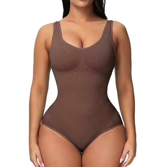 FITVALEN Women Shapewear Bodysuit Tummy Control Waist Trainer Vest Full Body Shaper