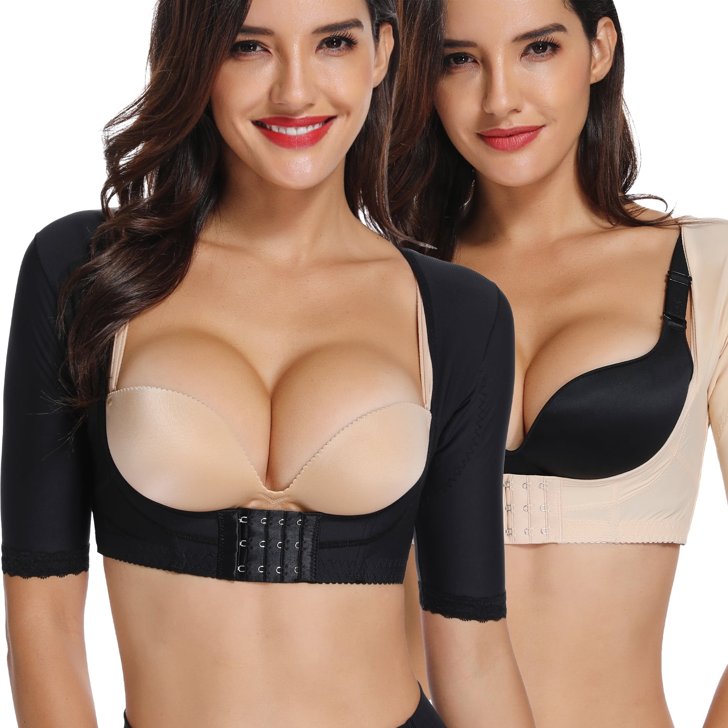 FITVALEN Women's Arm Compression Sleeves Upper Shapers Slimmer Post