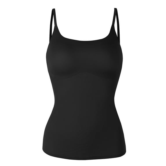 KIWI RATA Womens Camisole Sexy U-shaped Neck Vest Seamless Tank Top Cool Camisole for Lady