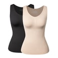 thumbnail image 1 of FITVALEN Women's Camisole with Built in Bra Shapewear Tank Top Cami Slimming Compression Undershirt, 1 of 6