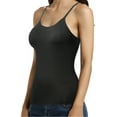 thumbnail image 1 of FITVALEN Women's Camisole with built in Bra Adjustable Spaghetti Strap Tank Top Cami Sleeveless Layer Top, 1 of 8