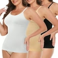 thumbnail image 1 of FITVALEN Women's Shapewear Cami Tummy Control Compression Tank Tops Adjustable Straps Body Shaper Camisoles, 1 of 7