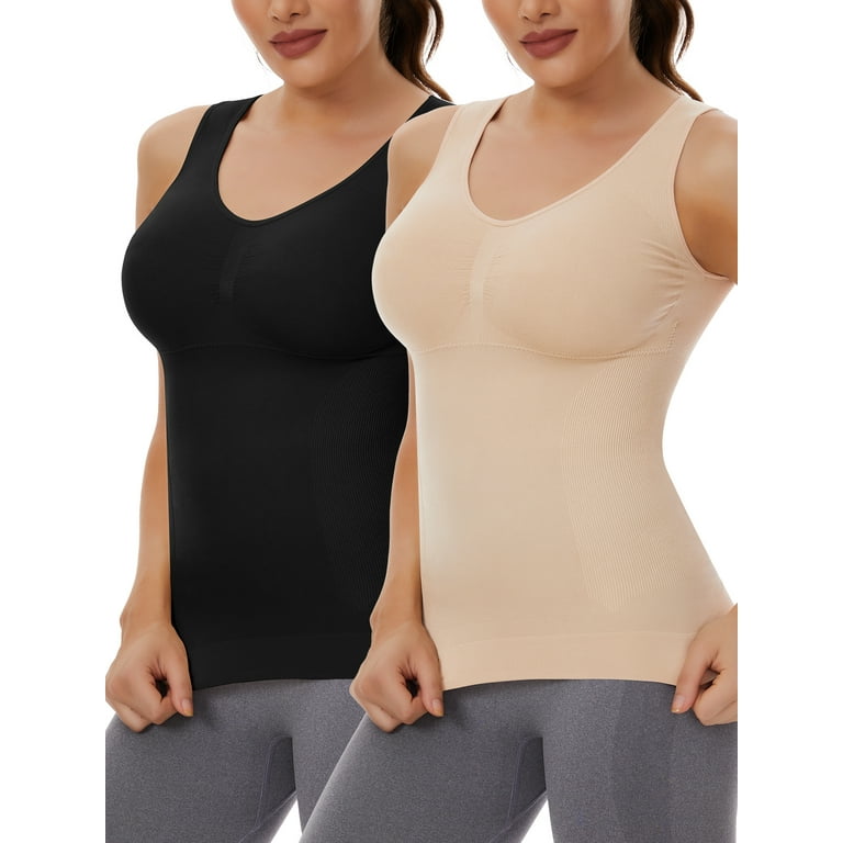 COMFREE Shapewear Camisoles with Built in Bra Tummy Control
