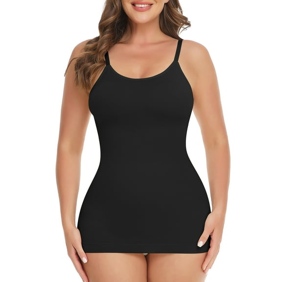 FITVALEN Womens Tops Compression Round Neck Tank Top for Women Camisole for Women