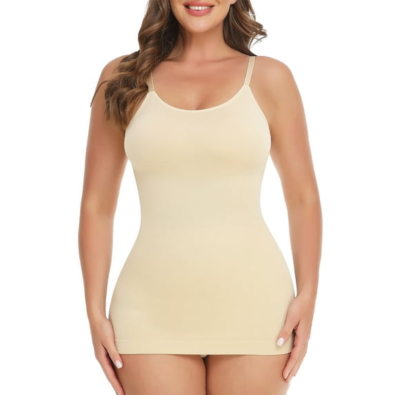 FITVALEN Womens Tops Compression Round Neck Tank Top for Women Camisole for Women