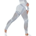 thumbnail image 1 of FITVALEN Workout Leggings Seamless Yoga Pants High Waisted Butt Lifting Hollow out Booty Pants Activewear Tights Trousers, 1 of 7