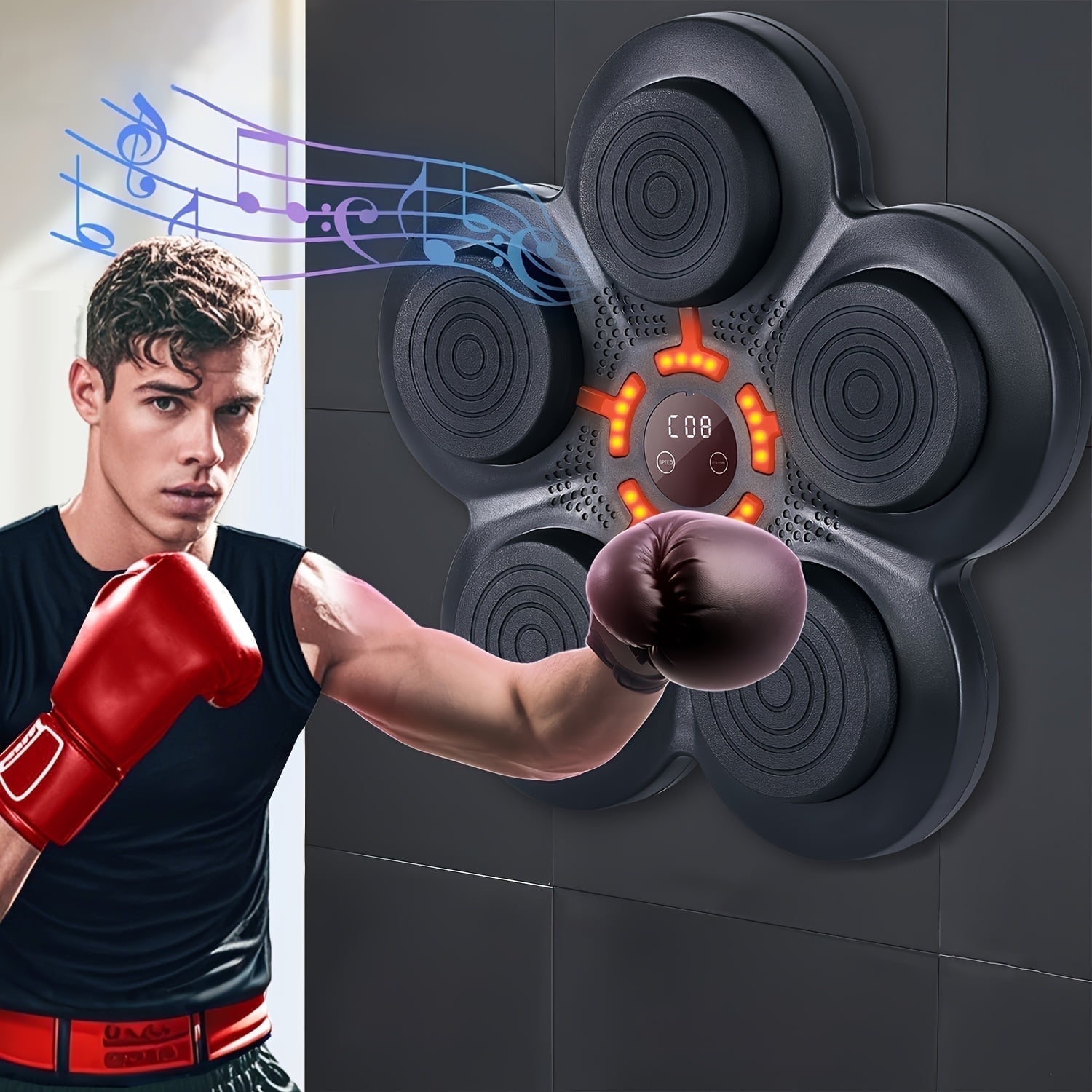 FITVEN Kids Punching Bag 4.4lb with Boxing Gloves, Height