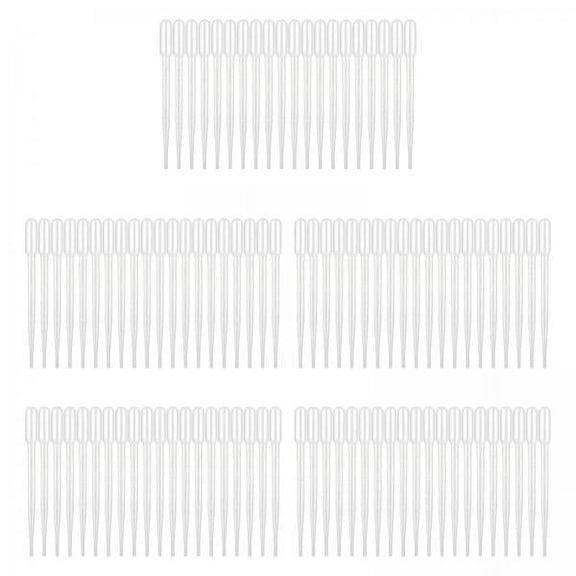 FITYLE 2x100Pcs Disposable Eye Dropper Transfer Graduated Pipettes Lab Experiment Supplies , 3mL, 2 Pcs