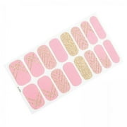FITYLE 2x16x Gel Nail Stickers Cured Gel Nail Strips Nail Patches Full Wraps Nail Polish Stickers Nail Gel Polish Strips for Women , G, 2 Pcs