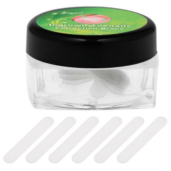 FITYLE 2x24pcs Fixer Pedicure Recover Ingrown Sticker Toenail Foot Care , Transparent, 3 Pcs