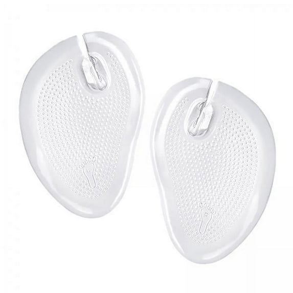 FITYLE 2x2Pcs Self Gel Forefoot Cushions Flip Flop Transparent for Sandals , clear, 2 Pcs