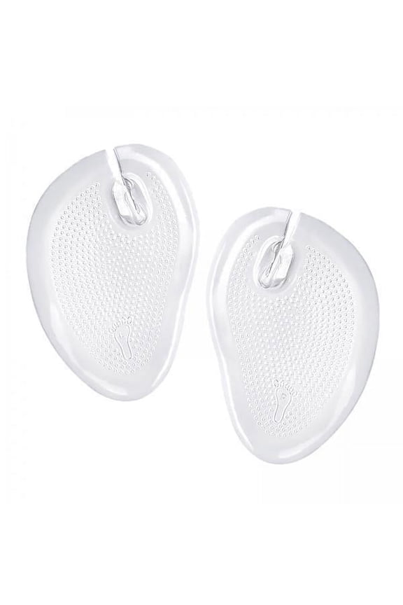 FITYLE 2x2Pcs Self Gel Forefoot Cushions Flip Flop Transparent for Sandals , clear, 3 Pcs