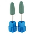 thumbnail image 1 of FITYLE 2x2pcs Pro Silicone Nail Polishing Cuticle Pusher Nail Art File Drill Bit X03 , Multicolor, 2 Pcs, 1 of 8