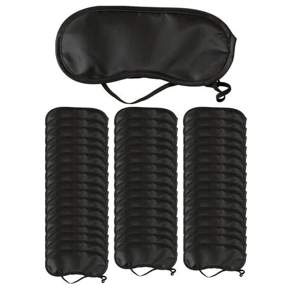 FITYLE 2x50 Pieces Eyes Eye for Sleeping Disposable Blinder Breathable shade Elastic Band Shading Travel Blindfolds Eye Shade , Black, 2 2 Pcs