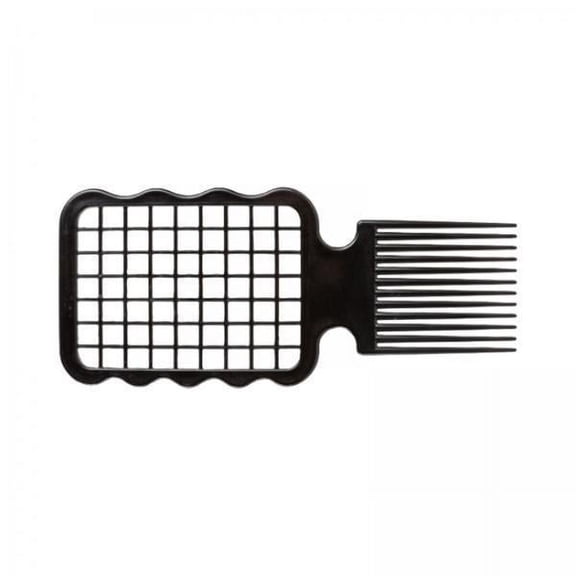 FITYLE 2xAfro Comb Curls Comb Men's Styling Comb Barber Favored Lightweight Hairdressing Tool Twist Comb for Barber Salon Shop Professional , Black, 2 Pcs