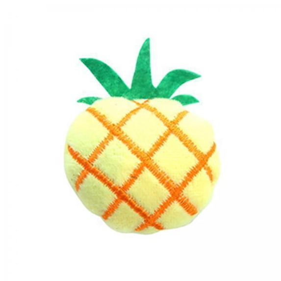 FITYLE 5xCats Chew Toys Interactive Cat Toys Cat Pillows Catnip Toys for Indoor Cats Pineapple 5 Pcs