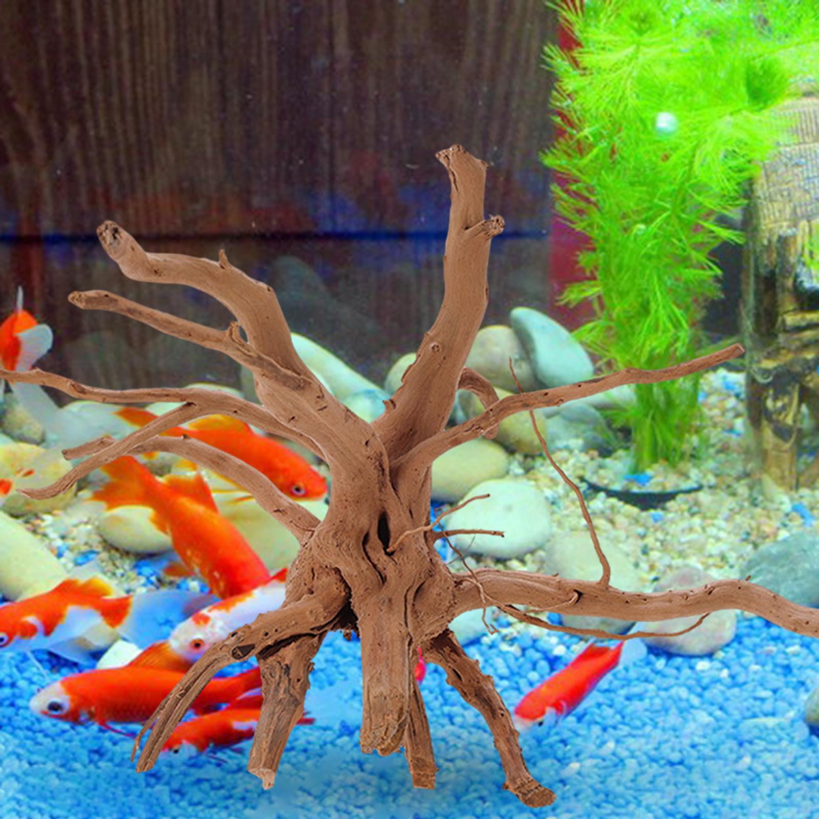 FITYLE Aquarium Driftwood Truck Cave Hideout Hide Wood Driftwood Tree Aquarium Decor Tank Landscape Plant for Aquarium Reptile