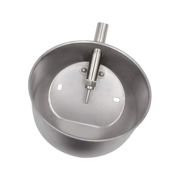 FITYLE Automatic Pig Waterer Heavy Duty Water Trough Animal Waterer Bowl Stainless Steel Pig Water Bowl for Piglets Pig Farm Animals XL