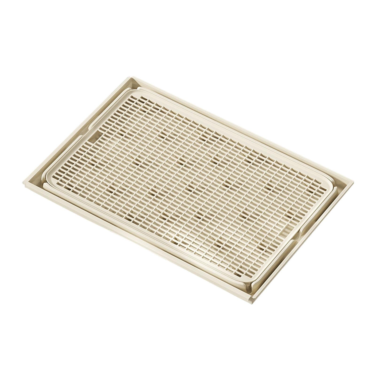 FITYLE Cat Litter Mat Cat Litter Pad Sturdy Lightweight Litter Boxes Mat Cat Litter Catcher Mat Easy Clean Kitty Litter Trapping Mat Coffee
