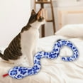 thumbnail image 1 of FITYLE Cat Toothbrush Catnip Toy Anti Bite Snake Shaped ing Toy for Cats Cute Tooth Cleaning ing Bite Resistant Toy Interactive blue, 1 of 10