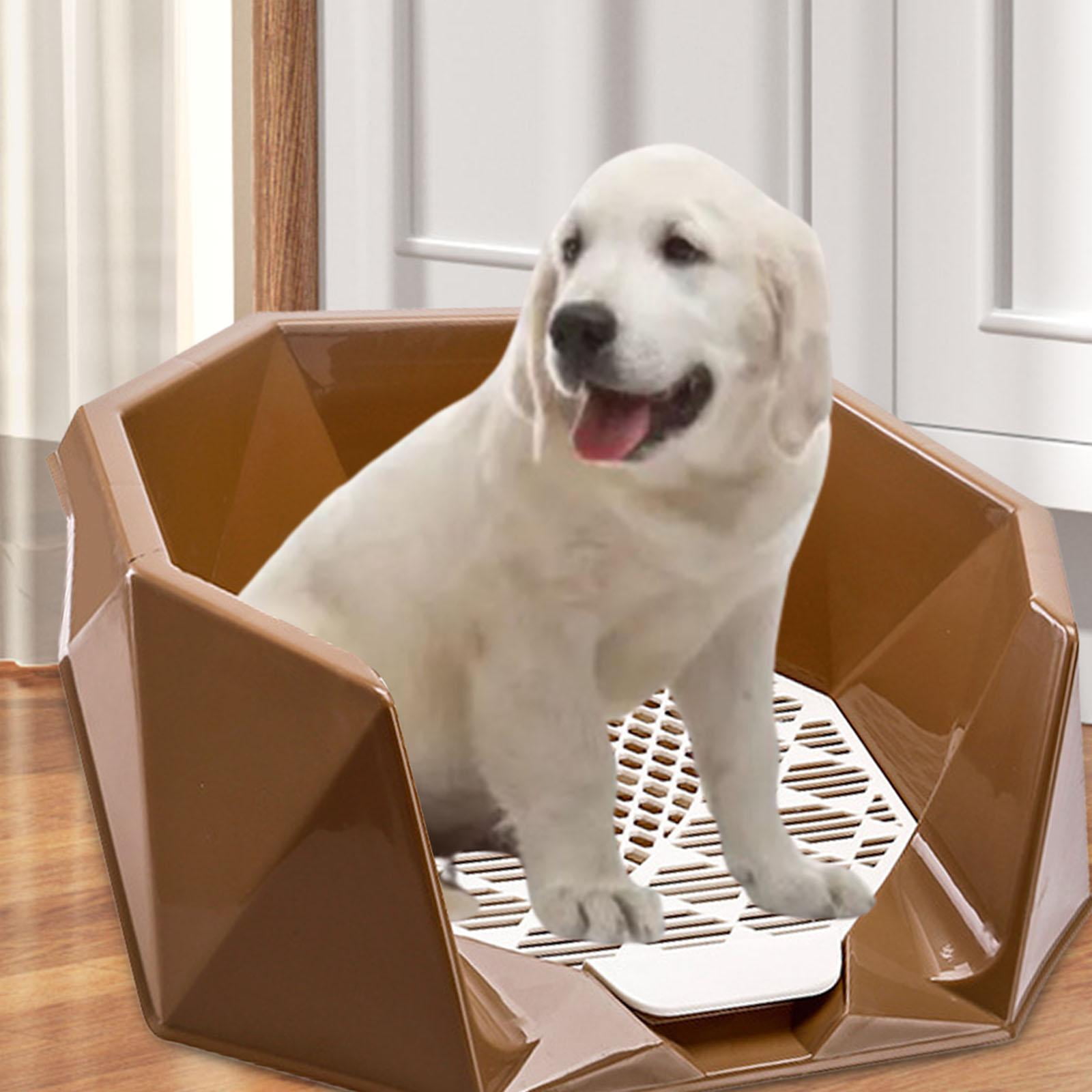 FITYLE Indoor Dog Potty Tray, Dogs Potty Pad, Open Top Entry Dog Litter