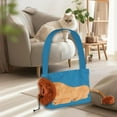 thumbnail image 1 of FITYLE Little Pet Carrier Canvas Shoulder Bag Handbag Practical Durable Travel Transport Bag Portable Crossbody Bag for Kitten Puppy, 1 of 9