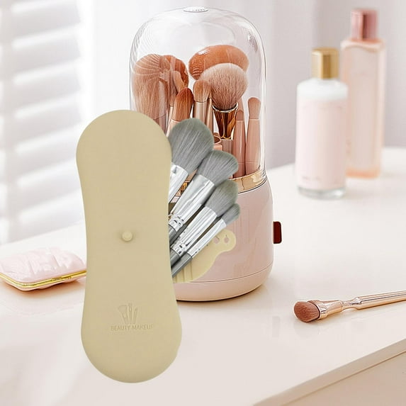 FITYLE Makeup Brush Pouch Cosmetic Pouch Durable Cosmetic Bag Makeup Organizer for Bathroom Home Gym Business Trips Women Men Beach A