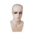 thumbnail image 1 of FITYLE Male Mannequin Head with Shoulders Display Stand Beauty Styling Tool Training Head for Hats Businesses Beauty Salon Skin No Beard, 1 of 10