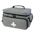 thumbnail image 1 of FITYLE Medical Storage Bag Travel First Aid Kits Bag Emergency Supplies First Aid Bag Bottle Organizer for Travel Workplace Car gray, 1 of 9