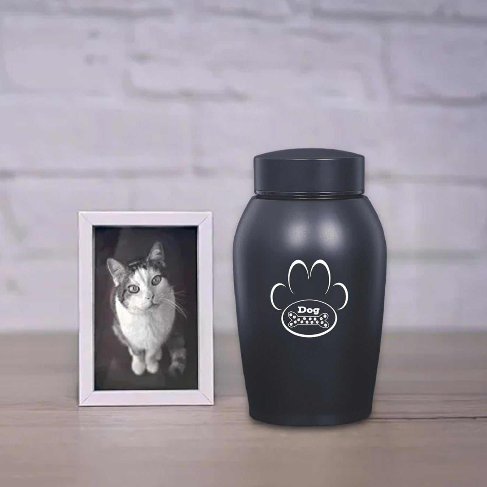 FITYLE Memorial Pets Urn Memorial Ash Holder Container Jar Burial ...