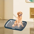 thumbnail image 1 of FITYLE Mesh Training Toilet Potty Tray Dogs Potty Pad Keep Paws and Floors Clean with Tray Mesh Grids Pet Training Toilet for Porch Green, 1 of 10