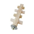 thumbnail image 1 of FITYLE Parrot Chewing Bird Stand Bird Training Toy Cage Bite Toys Puzzle Toy for Budgies Parakeet Lovebirds Cockatiel , Unpainted, 1 of 9