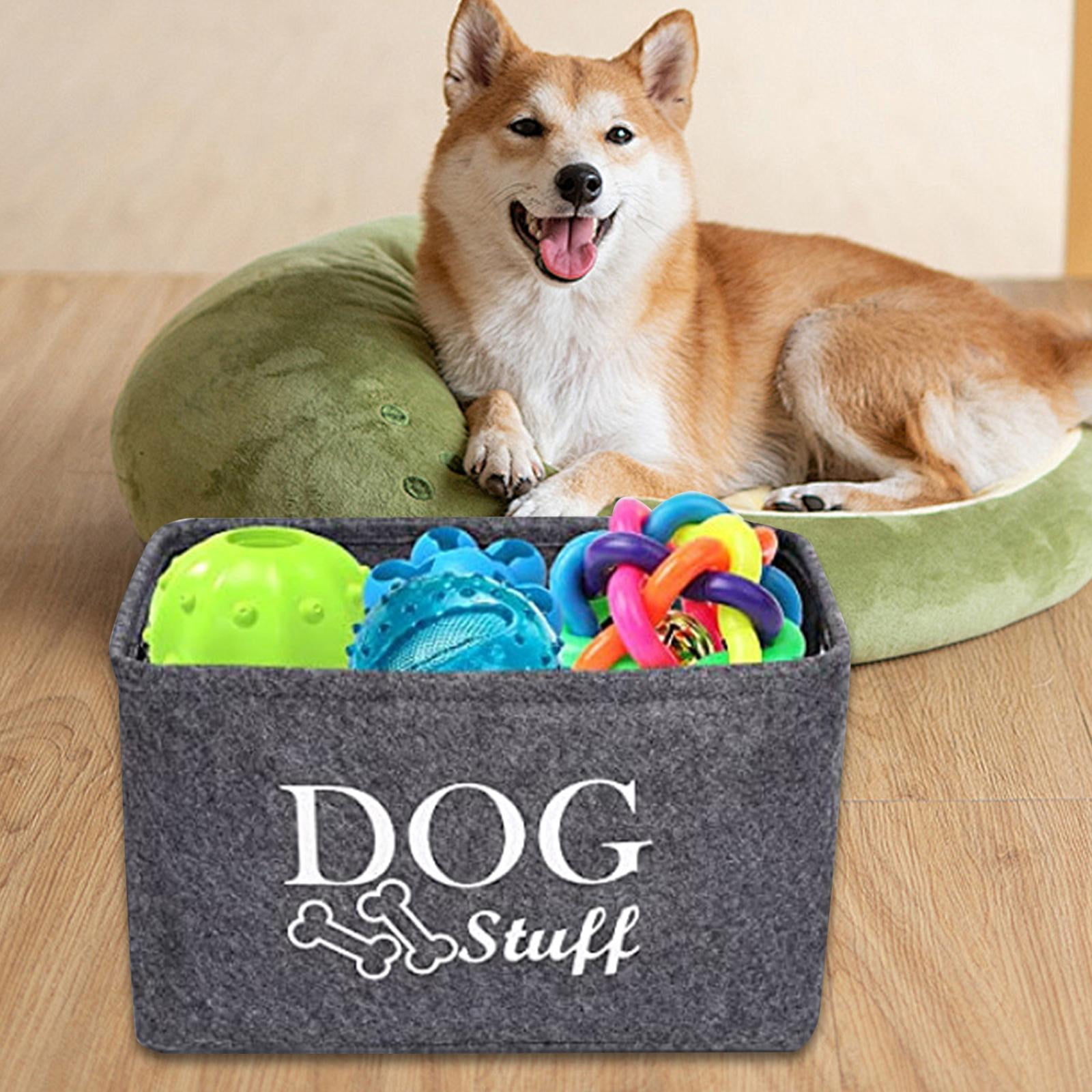 FITYLE Pet Toy Organizer Box Large Folding Household Organization Dog ...
