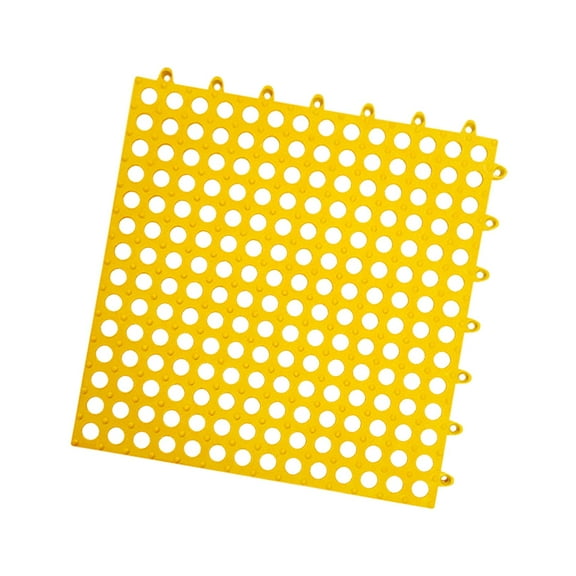 FITYLE Rabbit Feet Pad Bunny Resting Mat with Hole Washable Durable 30x30cm for Kitten Puppy Leak Water Design Small Animal Cage Mat yellow