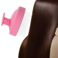 thumbnail image 1 of FITYLE Scalp Massage Shampoo Brush, Hair Scrubber, Floriated Shower Comb, Lightweight Hair Wash Tool Scalp Brush for Wet, Thick, Dry Pink, 1 of 10