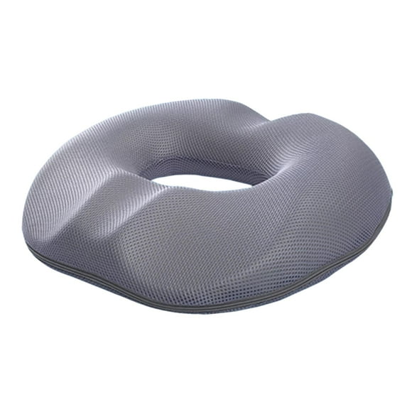 FITYLE Seat Cushion, Memory Foam Chair Cushion, Comfort Non Slip Sitting Pad, Tailbone Pillow for Home, Office, Kitchen, Car, Driver Gray Men