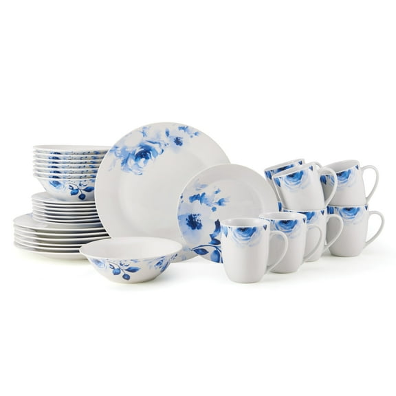 Fitz and Floyd Bloom 32-Piece Porcelain Tableware Set (service for 8)