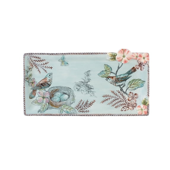 Fitz and Floyd English Garden 13 1/4 in Serving Tray