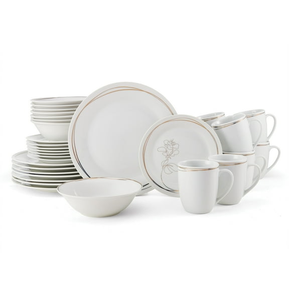 Fitz and Floyd Love Blooms 32-Piece Porcelain Tableware Set (service for 8)