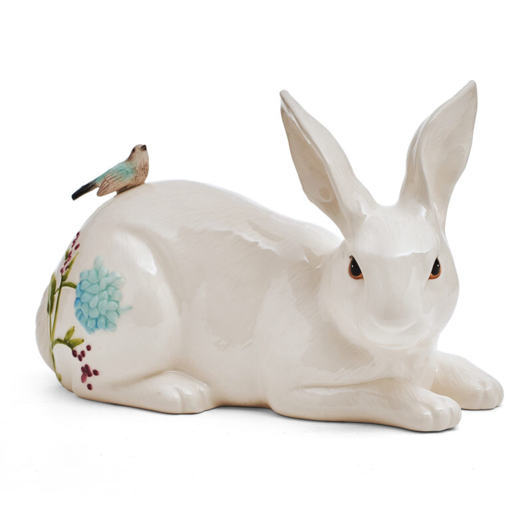Fitz and Floyd Meadow Rabbit Earthenware Decorative Figurine